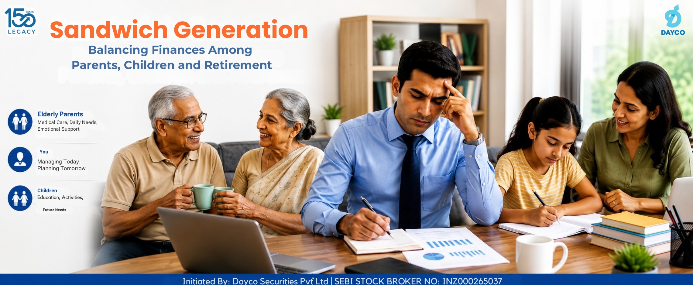 Sandwich Generation: Balancing Finances Among Parents, Children and Retirement